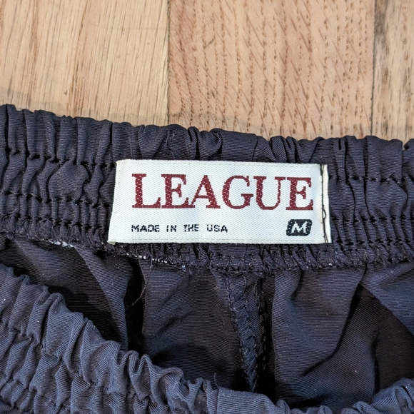 Vintage Oregon State Athletic Shorts Medium Black White OSU Beavers League - Picture 9 of 10